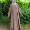 1719-2c - Abaya Zuri Taupe XL/XXL