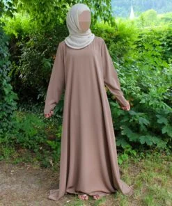 1719-2c - Abaya Zuri Taupe XL/XXL