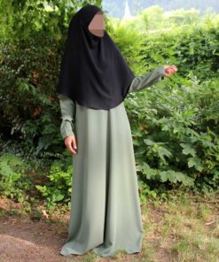 1719-3c - Abaya Zuri Grün XL/XXL