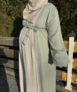 1840-9a - Kimono Glitzer Mint L/XL