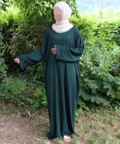 2141-1 - Abaya Feyin Dunkelgrün