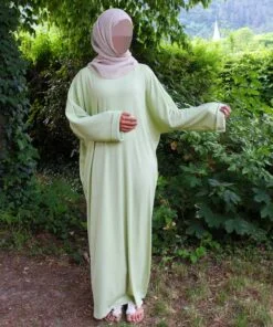 2141-2 - Abaya Feyin Hellgrün