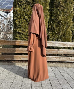 2144-4 - Khimar 1-lagig Medina Seide Kamel
