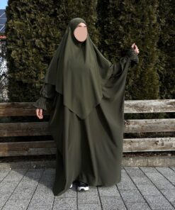 2350-3 - Abaya Fayola Dunkelkhaki