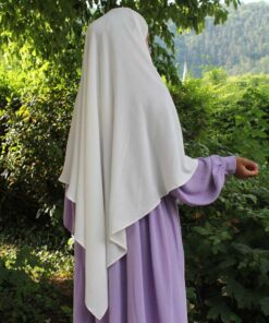 2608-3 - Khimar 1-lagig Jazz Weiß
