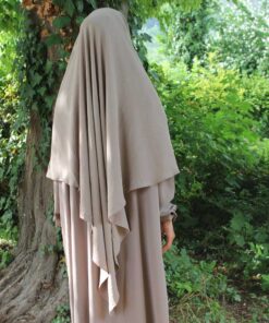 2608-5 - Khimar 1-lagig Jazz Taupe