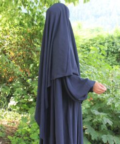 2608-7 - Khimar 1-lagig Jazz Marineblau