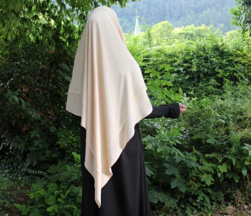 6180 - Khimar 2-lagig Medina Seide