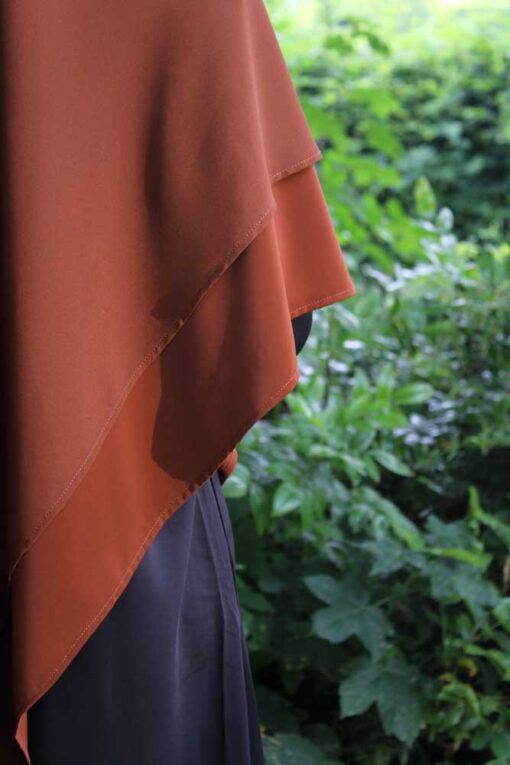 Khimar 2-lagig Medina Seide – Bild 10
