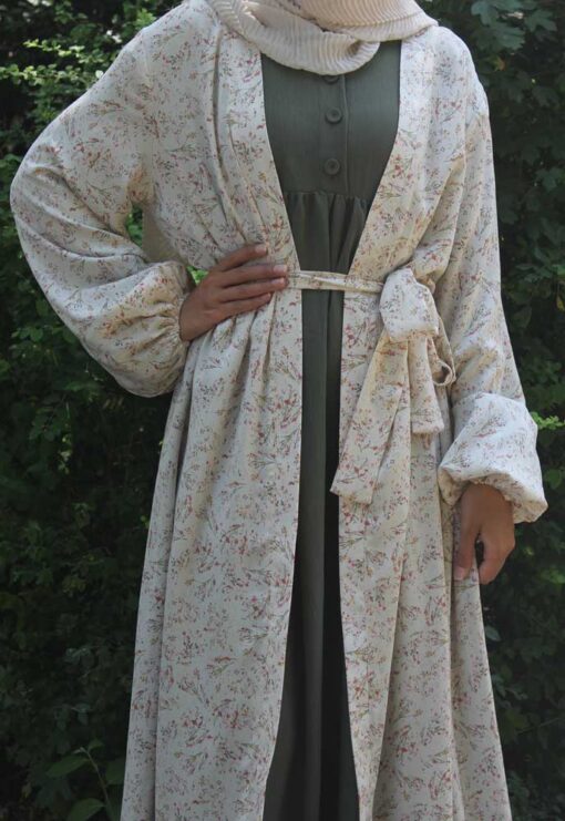 9042-1 - Kimono Blume Beige
