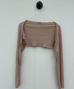 6003-2 - Bolero Langarm Größe L Beige